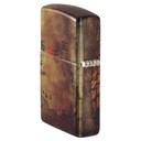 Зажигалка ZIPPO Пиратский корабль с матовым покрытием на 540° | Pirate Ship 540 Matte, латунь/сталь, разноцветная, матовая, 38x13x57 мм для нанесения логотипа