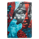 Зажигалка ZIPPO Тристан Итон с матовым покрытием на 540° | Tristan Eaton 540 Matte, латунь/сталь, разноцветная, 38x13x57 мм для нанесения логотипа