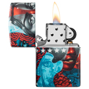 Зажигалка ZIPPO Тристан Итон с матовым покрытием на 540° | Tristan Eaton 540 Matte, латунь/сталь, разноцветная, 38x13x57 мм для нанесения логотипа