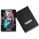 Зажигалка ZIPPO Тристан Итон с матовым покрытием на 540° | Tristan Eaton 540 Matte, латунь/сталь, разноцветная, 38x13x57 мм для нанесения логотипа
