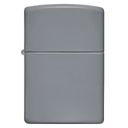 Зажигалка ZIPPO классическая со светло-серым покрытием | Classic Flat Grey, латунь/сталь, серая, глянцевая, 38x13x57 мм для нанесения логотипа