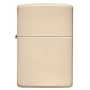 Зажигалка ZIPPO классическая со светло-песочным покрытием | Classic Flat Sand, латунь/сталь, бежевая, глянцевая, 38x13x57 мм для нанесения логотипа