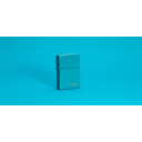 Зажигалка ZIPPO Логотип со светло-бирюзовым покрытием | Logo Flat Turquoise, латунь/сталь, бирюзовая, глянцевая, 38x13x57 мм для нанесения логотипа