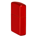 Зажигалка ZIPPO классическая с металлизированным красным покрытием | Classic Metallic Red, латунь/сталь, красная, матовая, 38x13x57 мм для нанесения логотипа