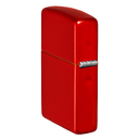 Зажигалка ZIPPO классическая с металлизированным красным покрытием | Classic Metallic Red, латунь/сталь, красная, матовая, 38x13x57 мм для нанесения логотипа