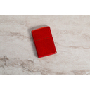 Зажигалка ZIPPO классическая с металлизированным красным покрытием | Classic Metallic Red, латунь/сталь, красная, матовая, 38x13x57 мм для нанесения логотипа