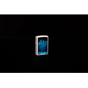 Зажигалка ZIPPO Пришельцы с покрытием, светящимся в темноте зеленым | Aliens Design Glow In The Dark Green, латунь/сталь, белая, 38x13x57 мм для нанесения логотипа