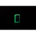 Зажигалка ZIPPO Пришельцы с покрытием, светящимся в темноте зеленым | Aliens Design Glow In The Dark Green, латунь/сталь, белая, 38x13x57 мм для нанесения логотипа