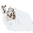 Зажигалка ZIPPO Дизайн Стивена Спазука с матовым покрытием на 540 | Spazuk Design 540 Matte, латунь/сталь, разноцветная, 38x13x57 мм для нанесения логотипа