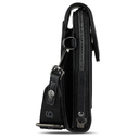Сумка наплечная BUGATTI АЛМАТА | ALMATA, чёрная, полиуретан, 11х4х19 см для нанесения логотипа