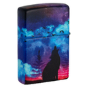 Зажигалка ZIPPO Волк с матовым покрытием на 540 | Wolf Design 540 Matte, латунь/сталь, разноцветная, матовая, 38x13x57 мм для нанесения логотипа