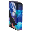 Зажигалка ZIPPO Волк с матовым покрытием на 540 | Wolf Design 540 Matte, латунь/сталь, разноцветная, матовая, 38x13x57 мм для нанесения логотипа