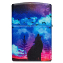 Зажигалка ZIPPO Волк с матовым покрытием на 540 | Wolf Design 540 Matte, латунь/сталь, разноцветная, матовая, 38x13x57 мм для нанесения логотипа