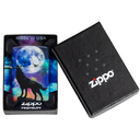 Зажигалка ZIPPO Волк с матовым покрытием на 540 | Wolf Design 540 Matte, латунь/сталь, разноцветная, матовая, 38x13x57 мм для нанесения логотипа