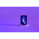 Зажигалка ZIPPO Лох-Несское чудовище с покрытием черный свет | Lock Ness Black Light, латунь/сталь, черная, матовая 38x13x57 мм для нанесения логотипа