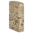 Зажигалка ZIPPO Алхимия с матовым покрытием на 540 | Alchemy Design 540 Matte, латунь/сталь, бежевая, матовая, 38x13x57 мм для нанесения логотипа