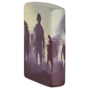 Зажигалка ZIPPO Зомби с матовым покрытием на 540 | Zombie Design 540 Matte, латунь/сталь, белая, матовая, 38x13x57 мм для нанесения логотипа