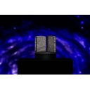 Зажигалка ZIPPO Мраморный узор с черным глянцевым покрытием | Marble Pattern High Polish Black, латунь/сталь, чёрная, 38x13x57 мм для нанесения логотипа