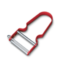 Овощечистка VICTORINOX REX, поворотное лезвие из нержавеющей стали, красная для нанесения логотипа