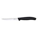 Набор из 11 кухонных ножей VICTORINOX, чёрная рукоять, в подставке из бука высотой 35,5 см для нанесения логотипа