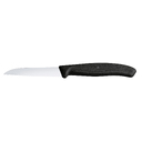 Набор из 11 кухонных ножей VICTORINOX, чёрная рукоять, в подставке из бука высотой 35,5 см для нанесения логотипа