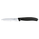 Набор из 11 кухонных ножей VICTORINOX, чёрная рукоять, в подставке из бука высотой 35,5 см для нанесения логотипа