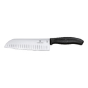Набор из 11 кухонных ножей VICTORINOX, чёрная рукоять, в подставке из бука высотой 35,5 см для нанесения логотипа