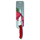 Нож разделочный VICTORINOX SwissClassic, 19 см, красный, в картонном блистере для нанесения логотипа
