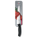 Нож разделочный VICTORINOX SwissClassic, 22 см, чёрный, в картонном блистере для нанесения логотипа
