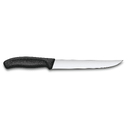 Нож разделочный VICTORINOX SwissClassic с узким прямым лезвием 18 см, чёрный для нанесения логотипа