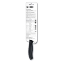 Нож сантоку VICTORINOX SwissClassic, рифлёное лезвие 17 см, чёрный, в картонном блистере для нанесения логотипа