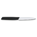 Нож для овощей VICTORINOX Swiss Modern, 10 см, нержавеющая сталь / синтетический материал, чёрный для нанесения логотипа