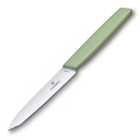 Нож для овощей VICTORINOX Swiss Modern, 10 см, нержавеющая сталь / синтетический материал, зелёный для нанесения логотипа
