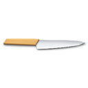 Нож разделочный VICTORINOX Swiss Modern, 19 см, нержавеющая сталь / синтетический материал, медовый для нанесения логотипа