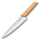 Нож разделочный VICTORINOX Swiss Modern, 19 см, нержавеющая сталь / синтетический материал, медовый для нанесения логотипа