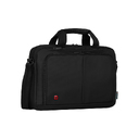 Портфель для ноутбука 14'' WENGER, черный, нейлон / ПВХ, 39 x 8 x 25 см, 5 л для нанесения логотипа