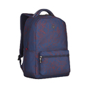 Рюкзак WENGER 16'', синий с рисунком, полиэстер, 36 x 25 x 45 см, 22 л для нанесения логотипа