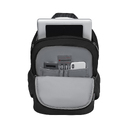 Рюкзак WENGER Quadma 16'', черный, полиэстер, 33x17x43 см, 22 л для нанесения логотипа