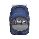 Рюкзак WENGER Sun 16'', синий со светоотражающим принтом, полиэстер, 35x27x47 см, 27 л для нанесения логотипа