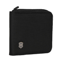 Бумажник VICTORINOX TA 5.0 Zip-Around Wallet с RFID защитой, чёрный, нейлон, 11x1x10 см для нанесения логотипа