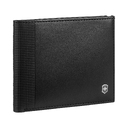 Портмоне VICTORINOX Altius Alox с защитой от сканирования RFID, чёрное, натуральная кожа, 9 x1x11 см для нанесения логотипа