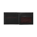 Портмоне VICTORINOX Altius Alox с защитой от сканирования RFID, чёрное, натуральная кожа, 9 x1x11 см для нанесения логотипа