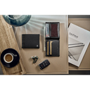 Портмоне VICTORINOX Altius Alox с защитой от сканирования RFID, чёрное, натуральная кожа, 9 x1x11 см для нанесения логотипа