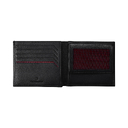 Портмоне VICTORINOX Altius Alox с защитой от сканирования RFID, чёрное, натуральная кожа, 10x2x11 см для нанесения логотипа