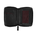 Портмоне VICTORINOX Altius Alox на молнии, чёрное, натуральная кожа, 12x2x10 см для нанесения логотипа