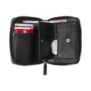 Портмоне VICTORINOX Altius Alox на молнии, чёрное, натуральная кожа, 12x2x10 см для нанесения логотипа