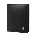 Визитница VICTORINOX Altius Alox с защитой от сканирования RFID, чёрная, натуральная кожа, 9x1x10 см для нанесения логотипа