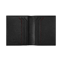 Визитница VICTORINOX Altius Alox с защитой от сканирования RFID, чёрная, натуральная кожа, 9x1x10 см для нанесения логотипа
