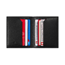 Визитница VICTORINOX Altius Alox с защитой от сканирования RFID, чёрная, натуральная кожа, 9x1x10 см для нанесения логотипа