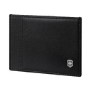 Визитница VICTORINOX Altius Alox с защитой от сканирования RFID, чёрная, натуральная кожа, 8x1x10 см для нанесения логотипа